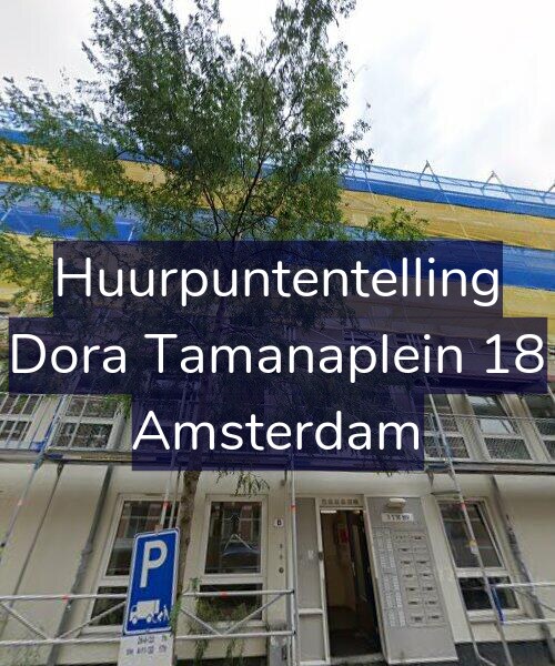 Foto gevel Huurpuntentelling voor Dora Tamanaplein 18, Amsterdam
