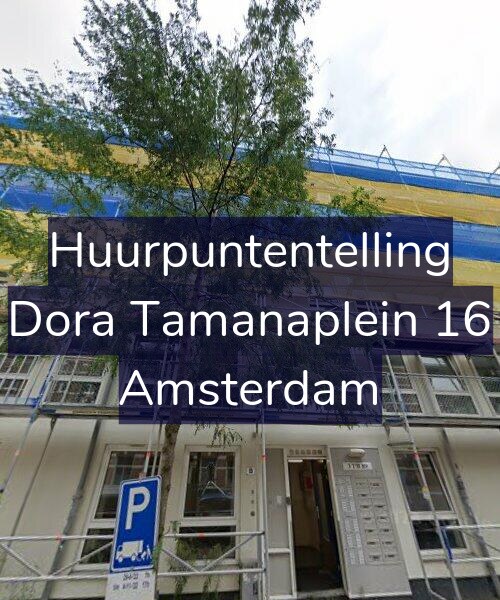 Foto gevel Huurpuntentelling voor Dora Tamanaplein 16, Amsterdam