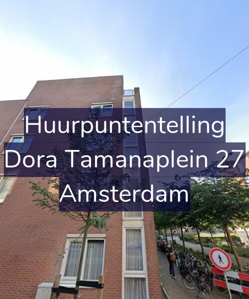 Foto gevel Huurpuntentelling voor Dora Tamanaplein 27, Amsterdam