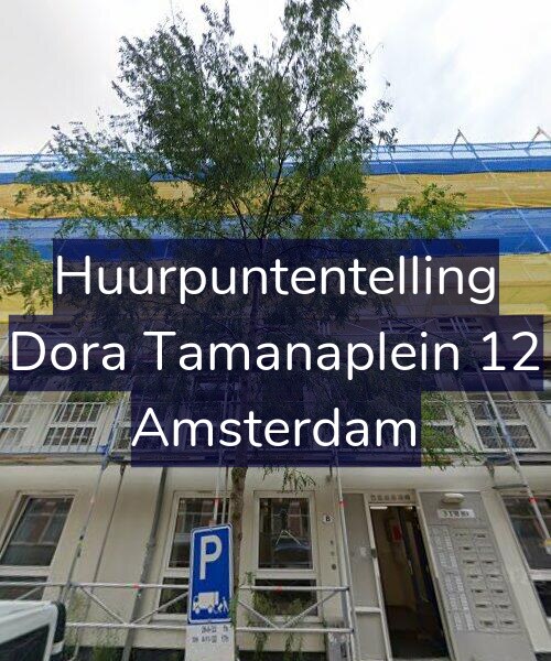 Foto gevel Huurpuntentelling voor Dora Tamanaplein 12, Amsterdam