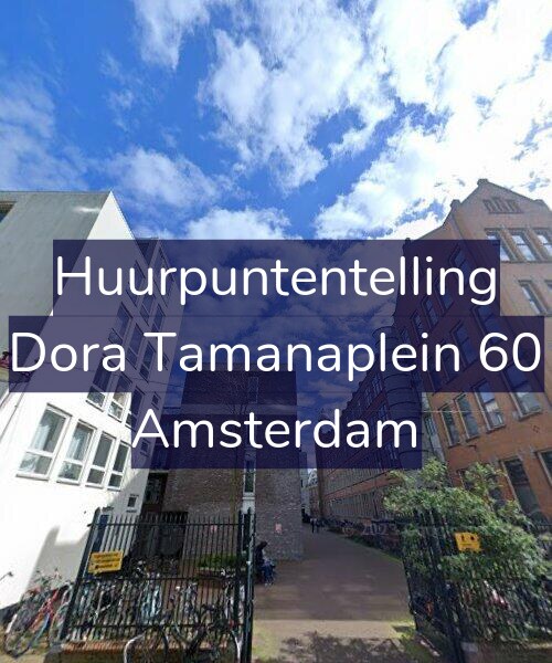 Foto gevel Huurpuntentelling voor Dora Tamanaplein 60, Amsterdam