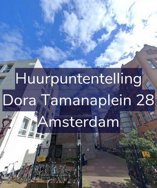 Foto gevel Huurpuntentelling voor Dora Tamanaplein 28, Amsterdam