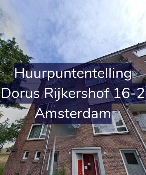 Foto gevel Huurpuntentelling voor Dorus Rijkershof 16-2, Amsterdam