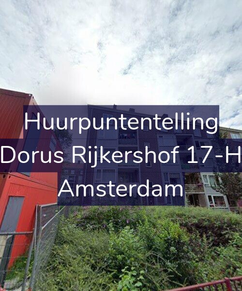 Foto gevel Huurpuntentelling voor Dorus Rijkershof 17-H, Amsterdam
