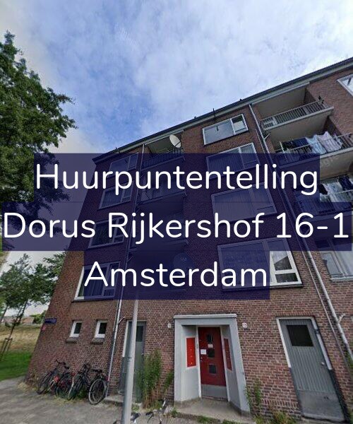 Foto gevel Huurpuntentelling voor Dorus Rijkershof 16-1, Amsterdam