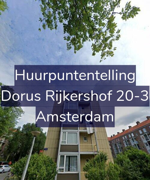 Foto gevel Huurpuntentelling voor Dorus Rijkershof 20-3, Amsterdam