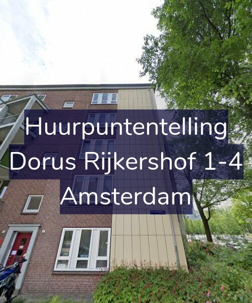 Foto gevel Huurpuntentelling voor Dorus Rijkershof 1-4, Amsterdam