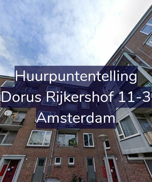 Foto gevel Huurpuntentelling voor Dorus Rijkershof 11-3, Amsterdam