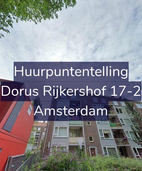 Foto gevel Huurpuntentelling voor Dorus Rijkershof 17-2, Amsterdam