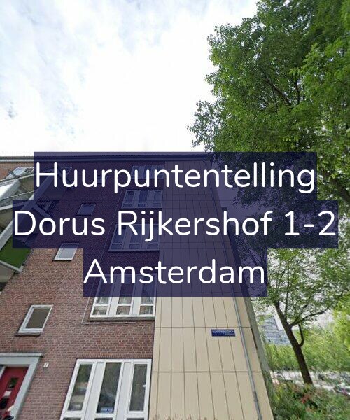 Foto gevel Huurpuntentelling voor Dorus Rijkershof 1-2, Amsterdam
