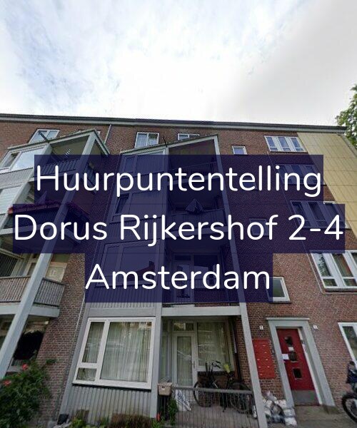 Foto gevel Huurpuntentelling voor Dorus Rijkershof 2-4, Amsterdam