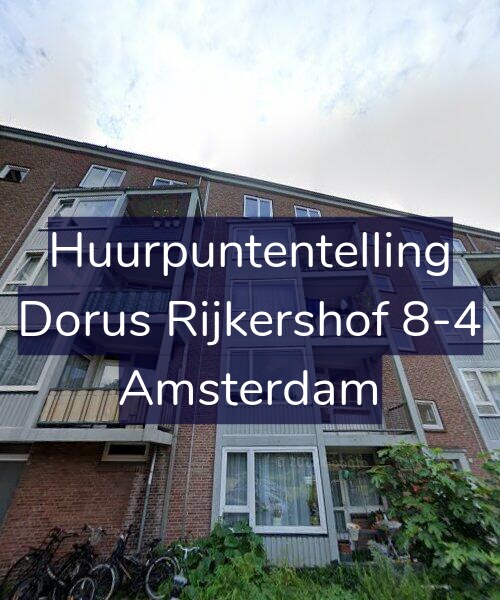 Foto gevel Huurpuntentelling voor Dorus Rijkershof 8-4, Amsterdam
