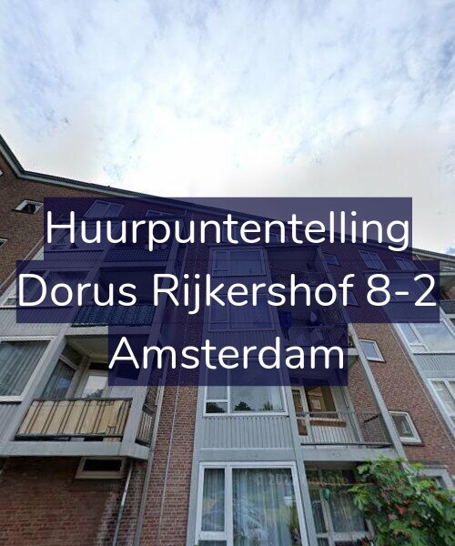 Foto gevel Huurpuntentelling voor Dorus Rijkershof 8-2, Amsterdam