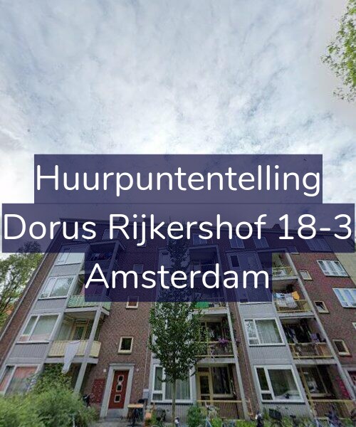 Foto gevel Huurpuntentelling voor Dorus Rijkershof 18-3, Amsterdam