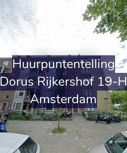 Foto gevel Huurpuntentelling voor Dorus Rijkershof 19-H, Amsterdam