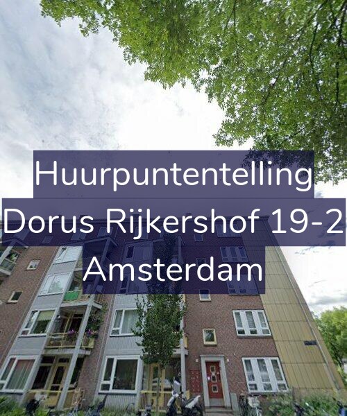 Foto gevel Huurpuntentelling voor Dorus Rijkershof 19-2, Amsterdam