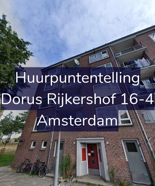 Foto gevel Huurpuntentelling voor Dorus Rijkershof 16-4, Amsterdam
