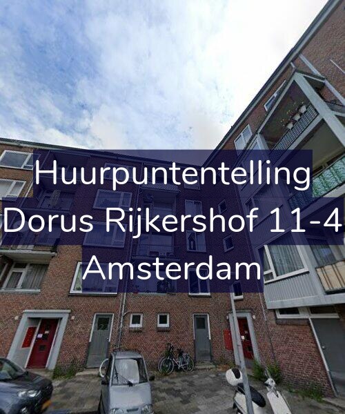 Foto gevel Huurpuntentelling voor Dorus Rijkershof 11-4, Amsterdam