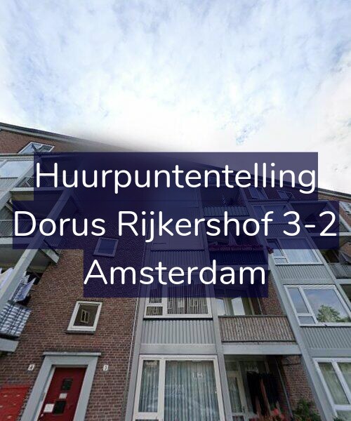 Foto gevel Huurpuntentelling voor Dorus Rijkershof 3-2, Amsterdam