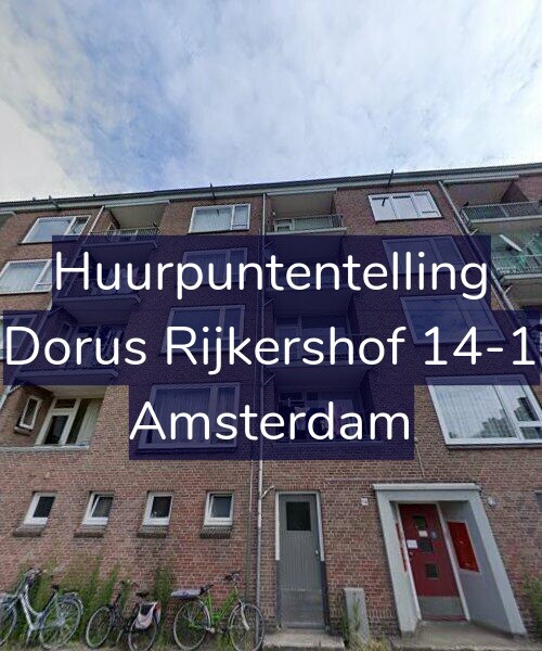 Foto gevel Huurpuntentelling voor Dorus Rijkershof 14-1, Amsterdam