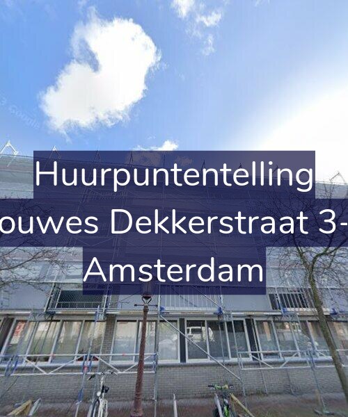 Foto gevel Huurpuntentelling voor Douwes Dekkerstraat 3-B, Amsterdam