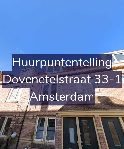 Foto gevel Huurpuntentelling voor Dovenetelstraat 33-1, Amsterdam
