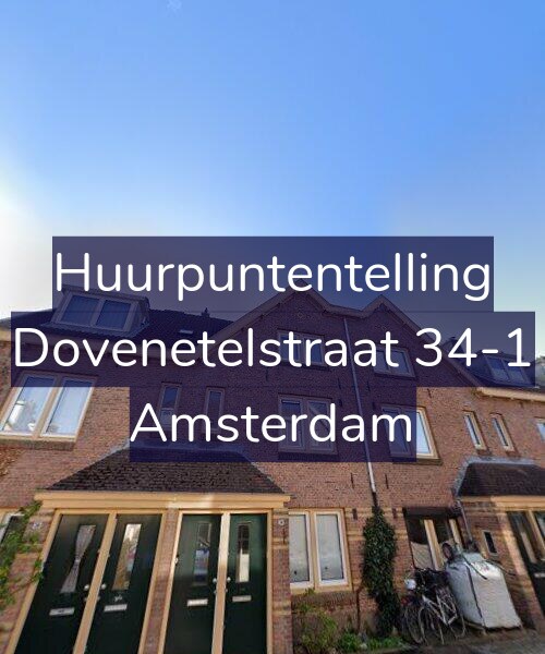 Foto gevel Huurpuntentelling voor Dovenetelstraat 34-1, Amsterdam