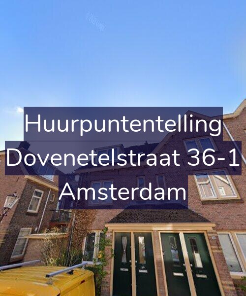 Foto gevel Huurpuntentelling voor Dovenetelstraat 36-1, Amsterdam