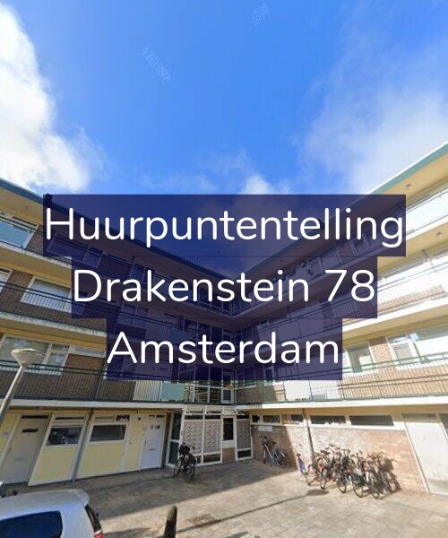 Foto gevel Huurpuntentelling voor Drakenstein 78, Amsterdam
