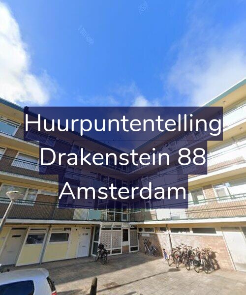 Foto gevel Huurpuntentelling voor Drakenstein 88, Amsterdam