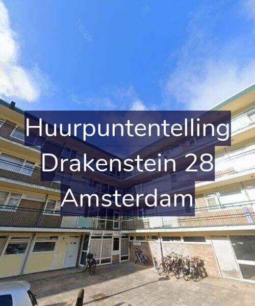 Foto gevel Huurpuntentelling voor Drakenstein 28, Amsterdam