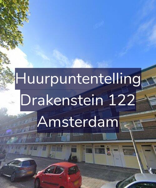 Foto gevel Huurpuntentelling voor Drakenstein 122, Amsterdam