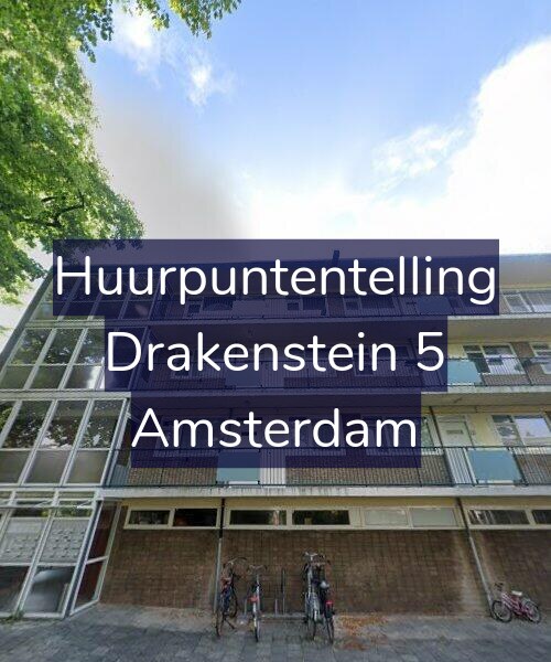 Foto gevel Huurpuntentelling voor Drakenstein 5, Amsterdam
