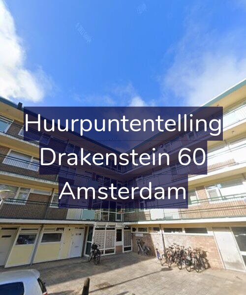 Foto gevel Huurpuntentelling voor Drakenstein 60, Amsterdam