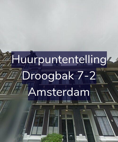 Foto gevel Huurpuntentelling voor Droogbak 7-2, Amsterdam