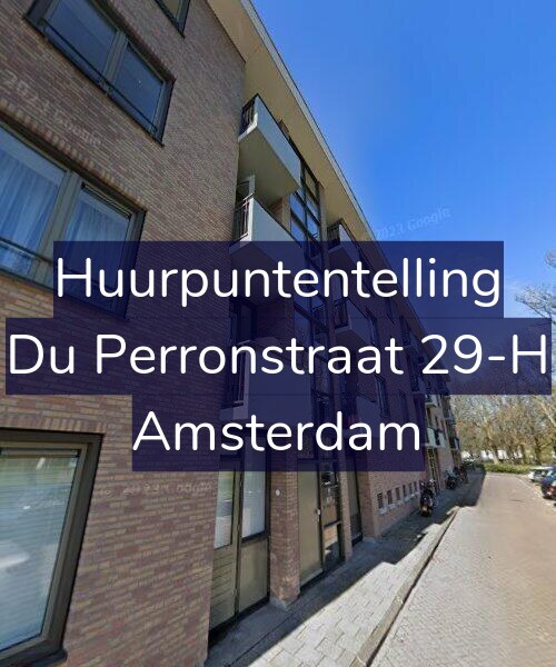 Foto gevel Huurpuntentelling voor Du Perronstraat 29-H, Amsterdam