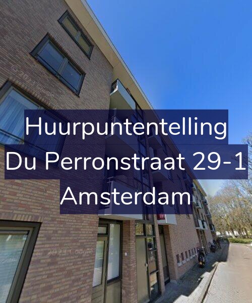 Foto gevel Huurpuntentelling voor Du Perronstraat 29-1, Amsterdam