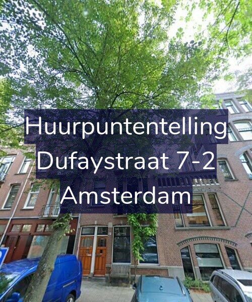 Foto gevel Huurpuntentelling voor Dufaystraat 7-2, Amsterdam