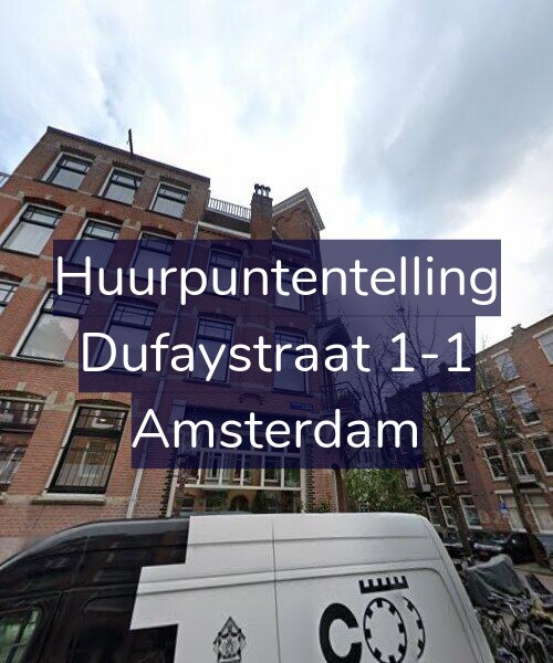 Foto gevel Huurpuntentelling voor Dufaystraat 1-1, Amsterdam
