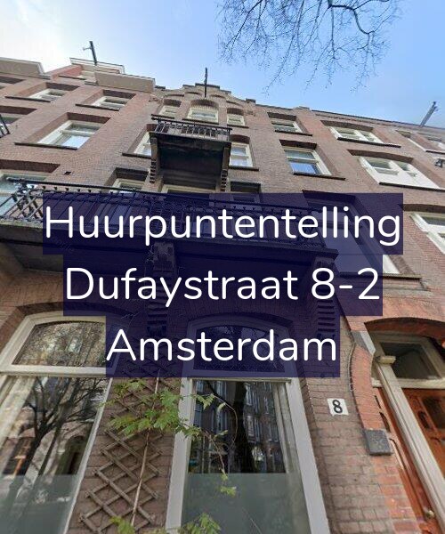 Foto gevel Huurpuntentelling voor Dufaystraat 8-2, Amsterdam