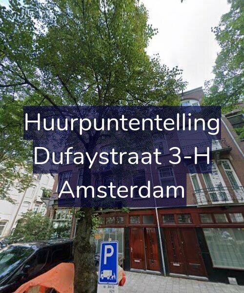 Foto gevel Huurpuntentelling voor Dufaystraat 3-H, Amsterdam
