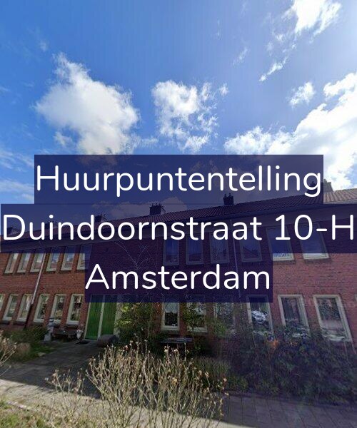 Foto gevel Huurpuntentelling voor Duindoornstraat 10-H, Amsterdam