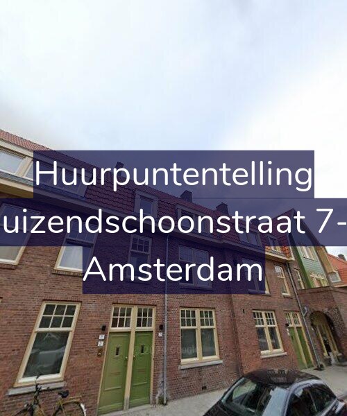 Foto gevel Huurpuntentelling voor Duizendschoonstraat 7-1, Amsterdam