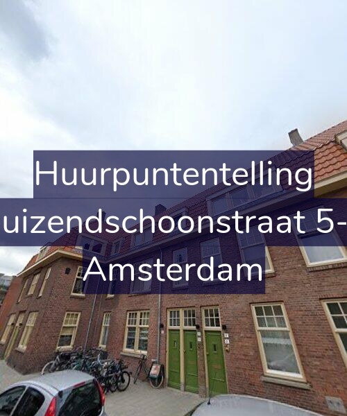 Foto gevel Huurpuntentelling voor Duizendschoonstraat 5-1, Amsterdam