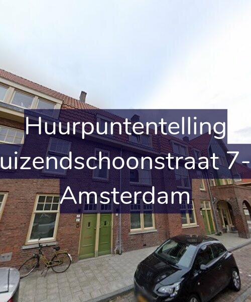 Foto gevel Huurpuntentelling voor Duizendschoonstraat 7-H, Amsterdam