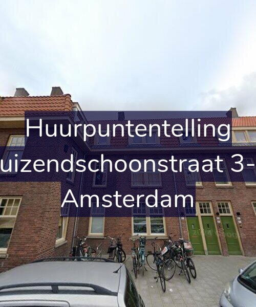 Foto gevel Huurpuntentelling voor Duizendschoonstraat 3-H, Amsterdam