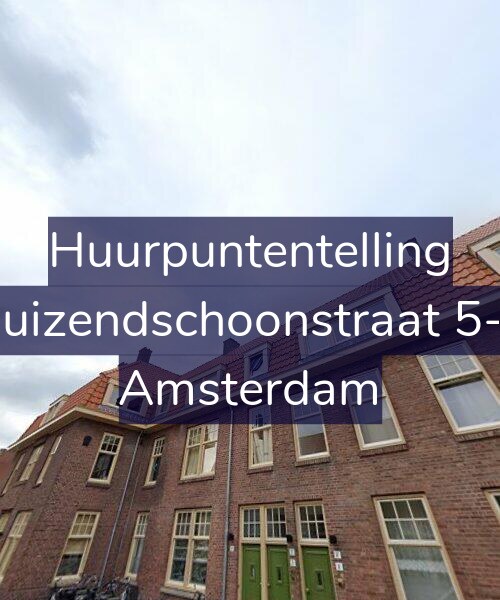 Foto gevel Huurpuntentelling voor Duizendschoonstraat 5-2, Amsterdam