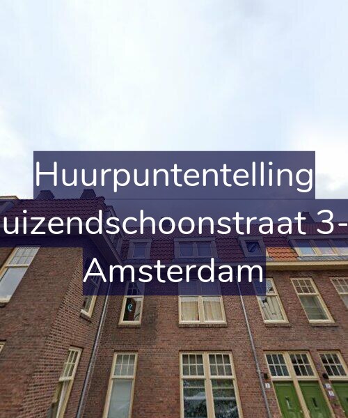 Foto gevel Huurpuntentelling voor Duizendschoonstraat 3-2, Amsterdam