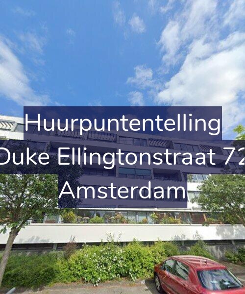 Foto gevel Huurpuntentelling voor Duke Ellingtonstraat 72, Amsterdam