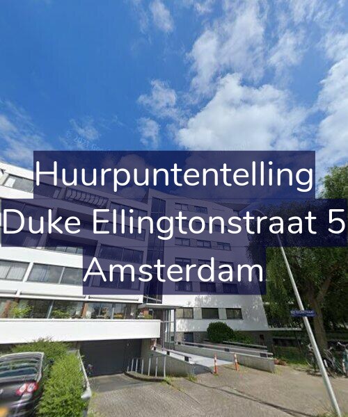 Foto gevel Huurpuntentelling voor Duke Ellingtonstraat 5, Amsterdam